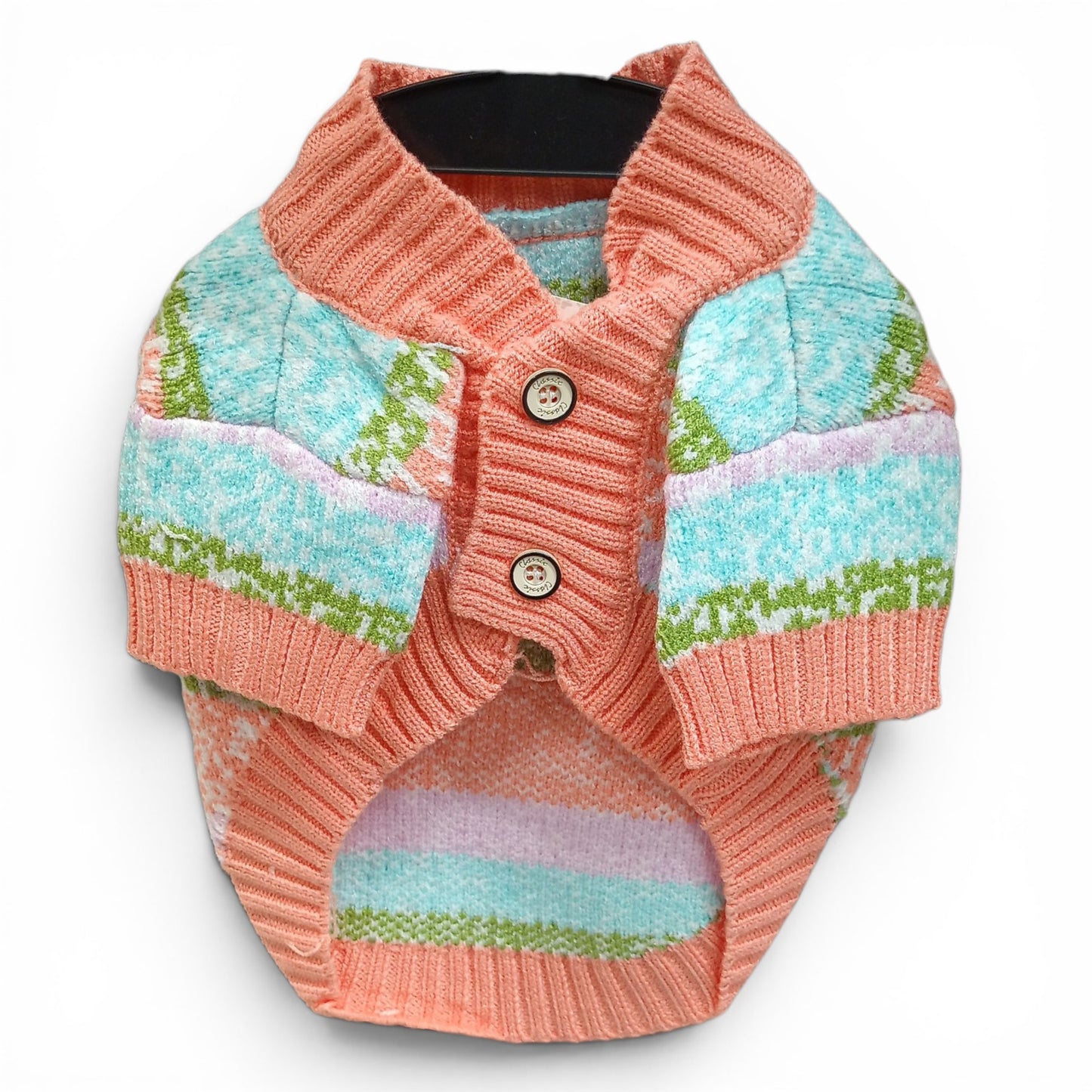 Sweater franjas pastel