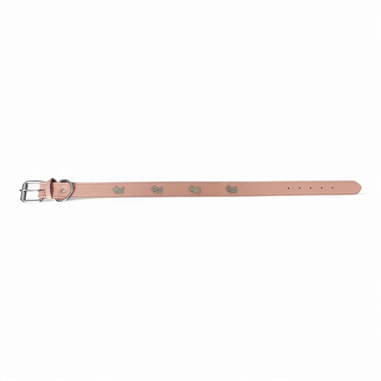 Collar eco cuero flúor