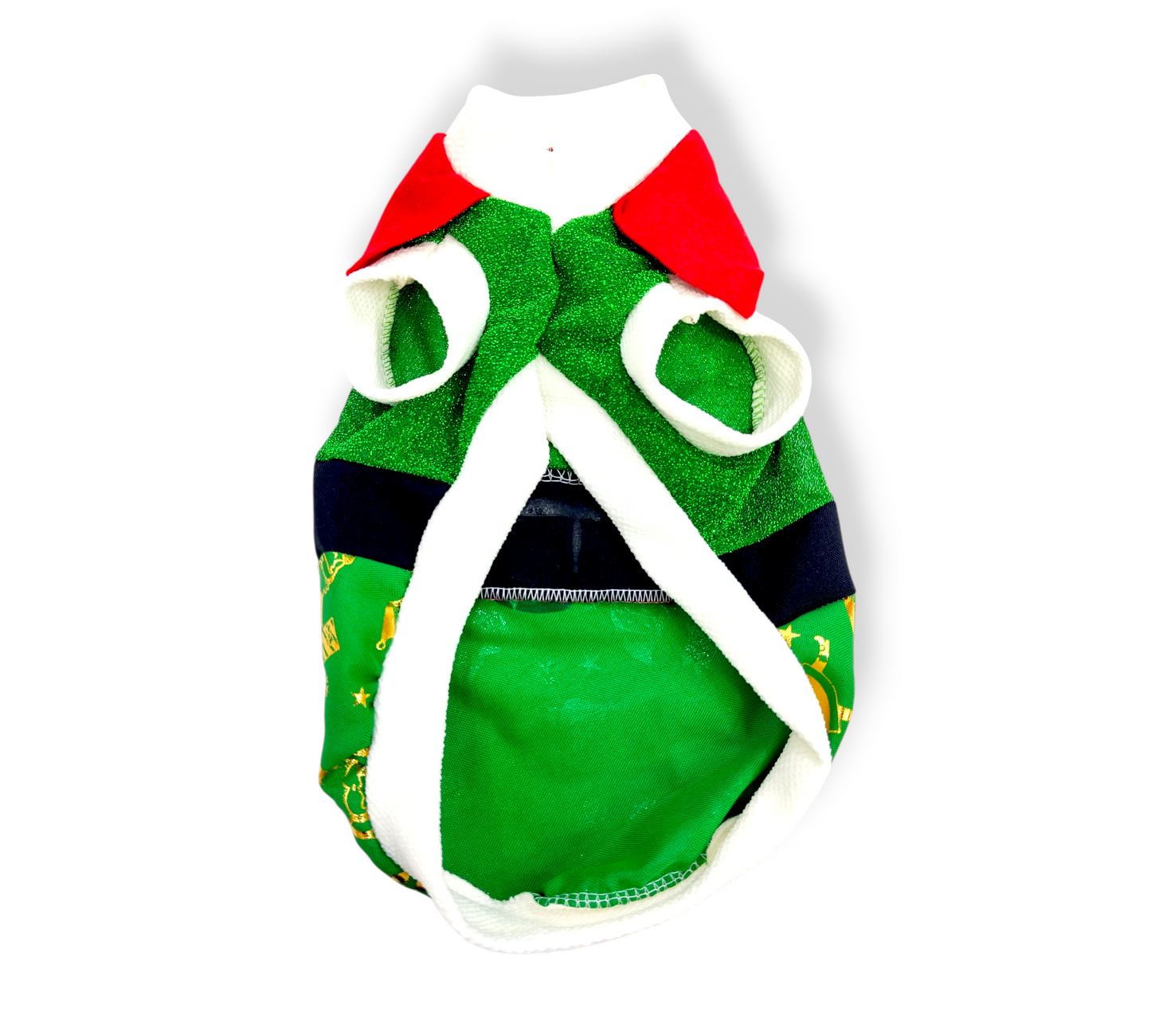 Traje navideño de duende macho