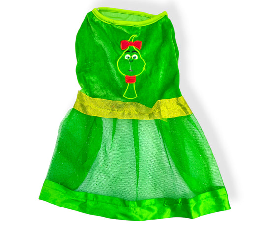 Traje navideño de Grinch hembra