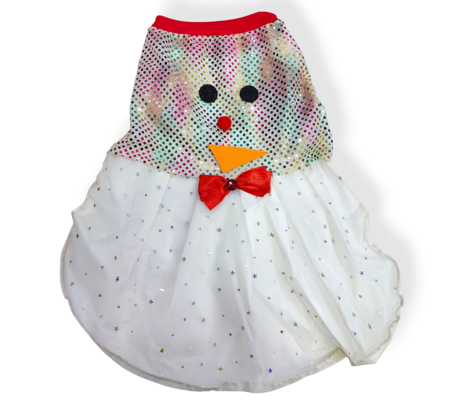 Traje navideño de mono de nieve hembra