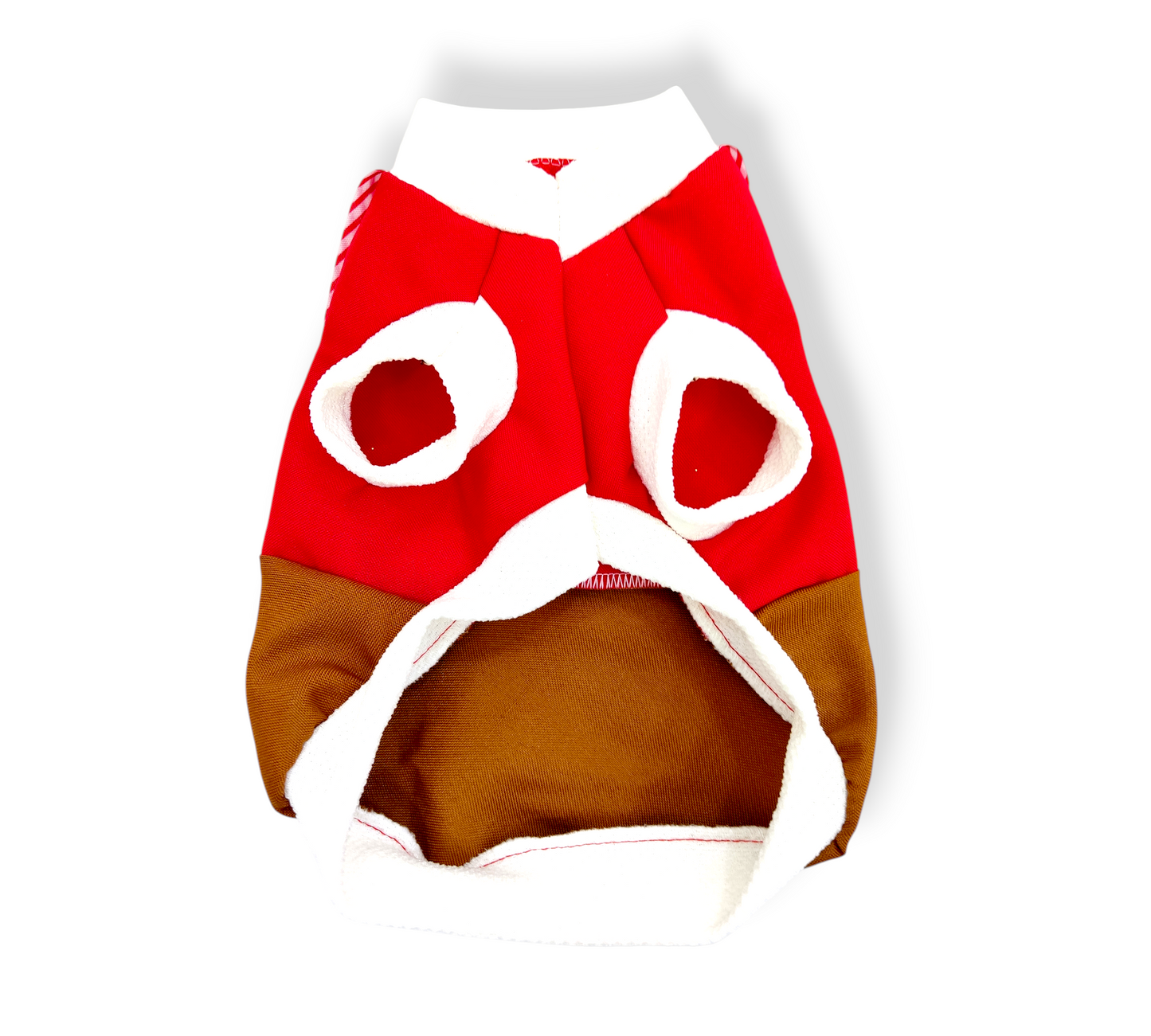 Traje navideño de galleta de jengibre macho