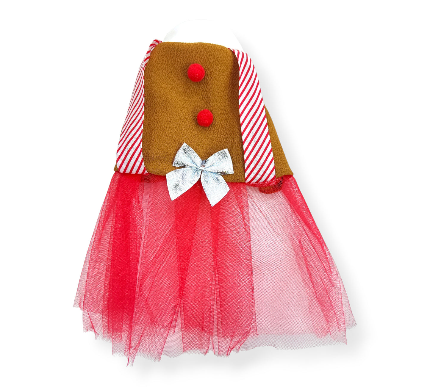 Traje navideño de galleta de jengibre hembra
