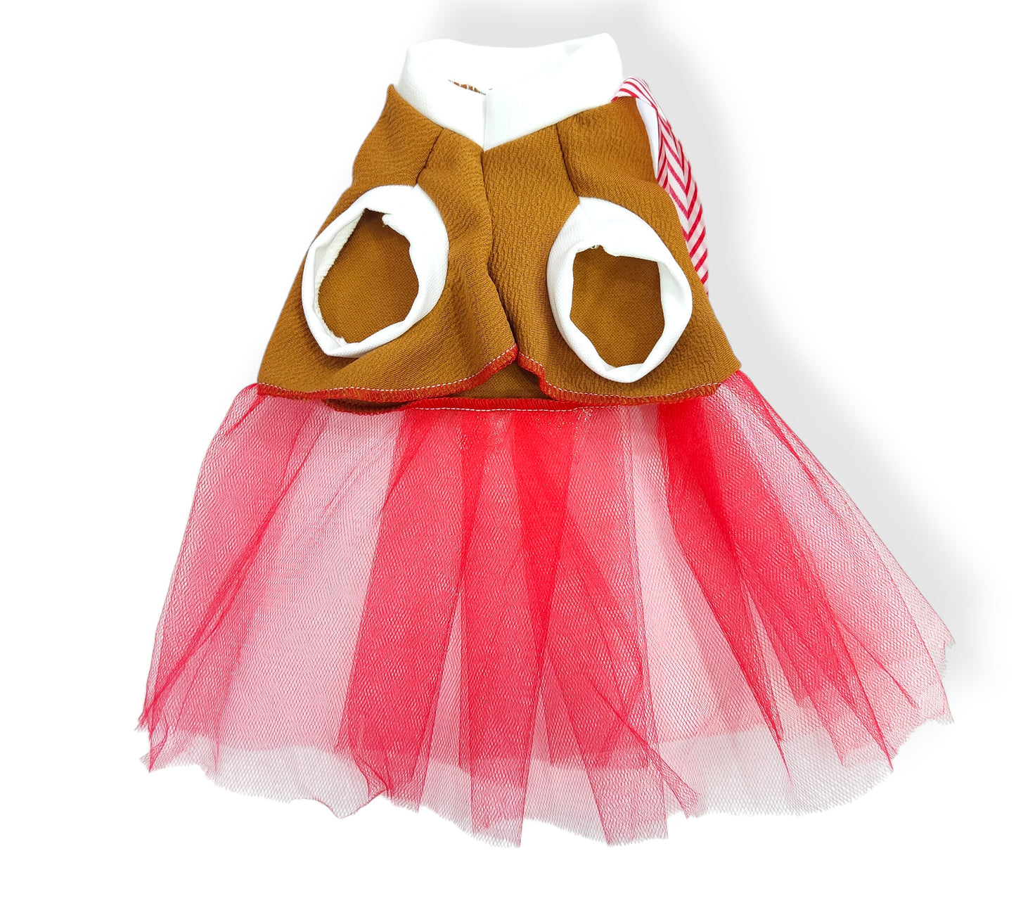 Traje navideño de galleta de jengibre hembra