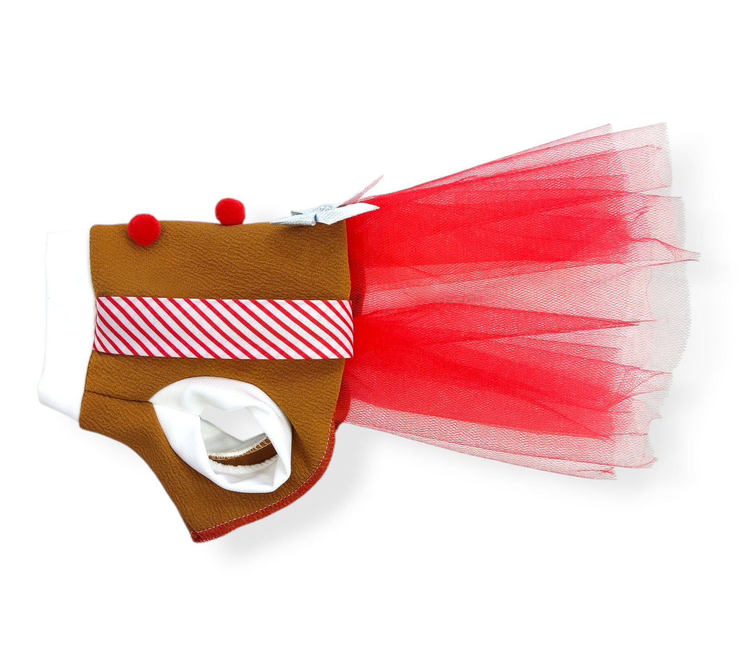Traje navideño de galleta de jengibre hembra