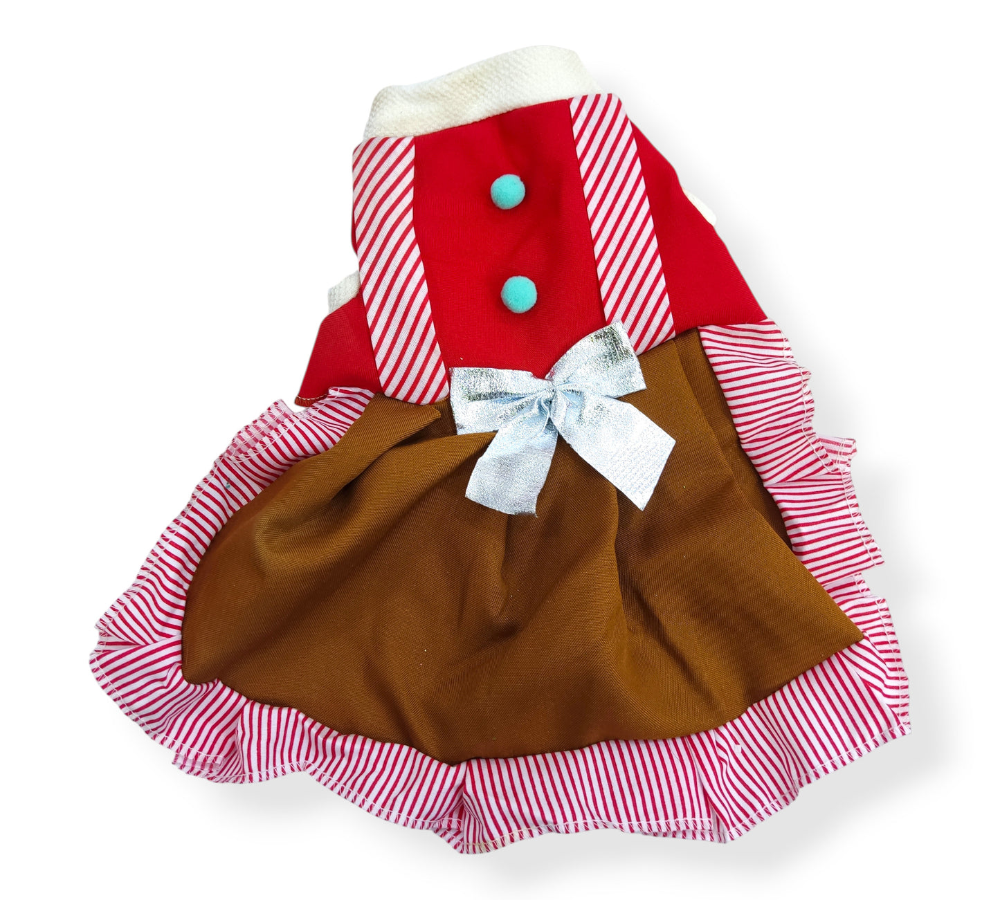 Traje navideño de galleta de jengibre hembra
