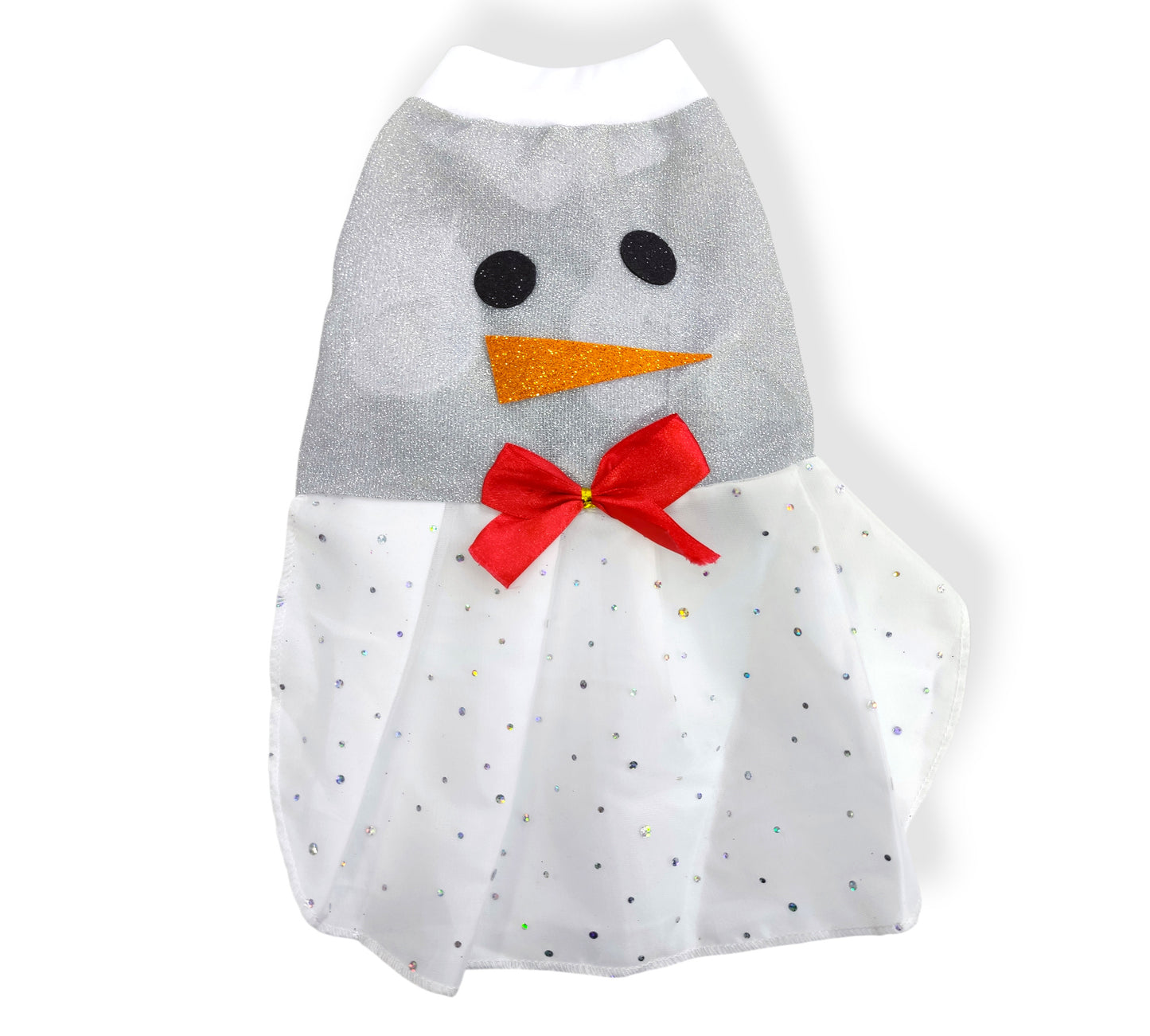Traje navideño de mono de nieve hembra