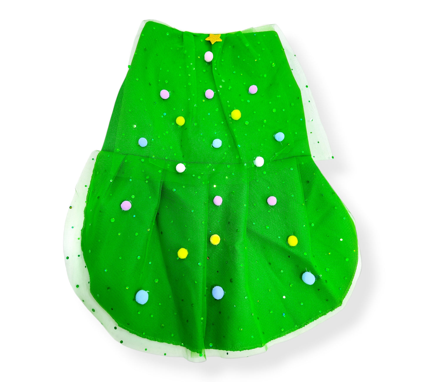 Traje navideño de árbol de navidad hembra