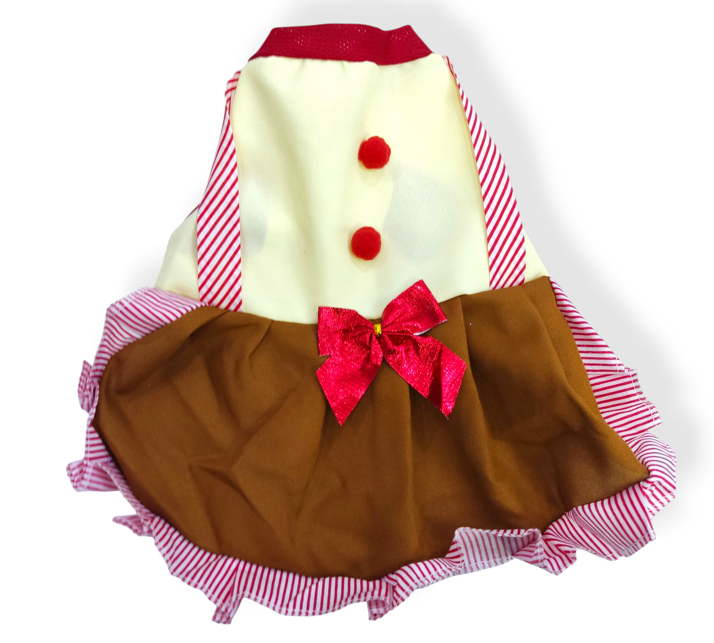 Traje navideño de galleta de jengibre hembra