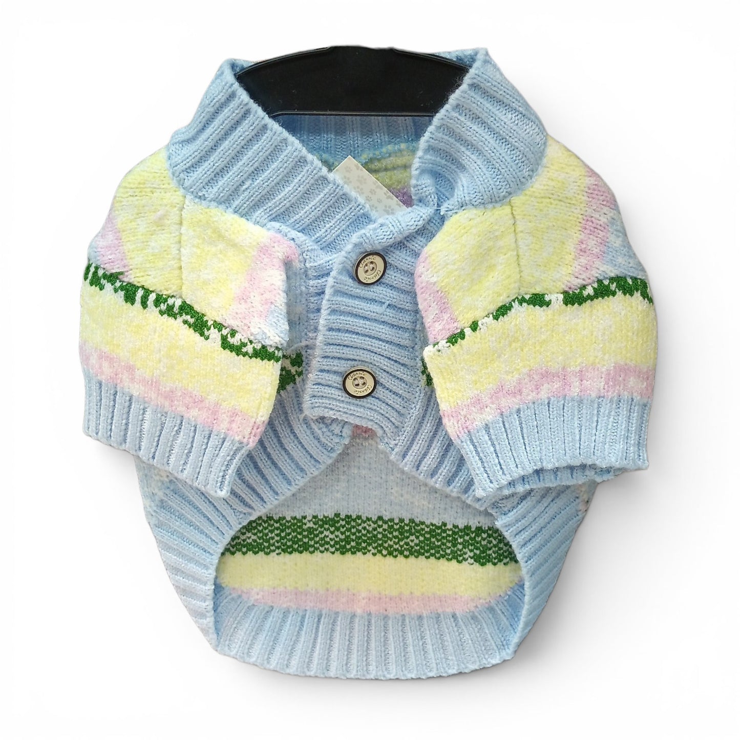 Sweater franjas pastel