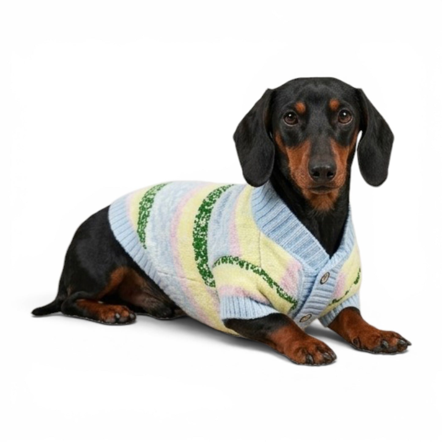 Sweater franjas pastel