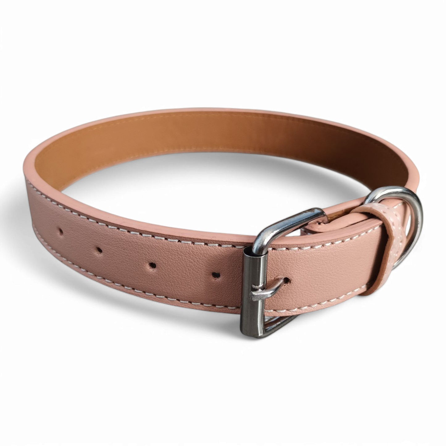 Collar eco cuero flúor