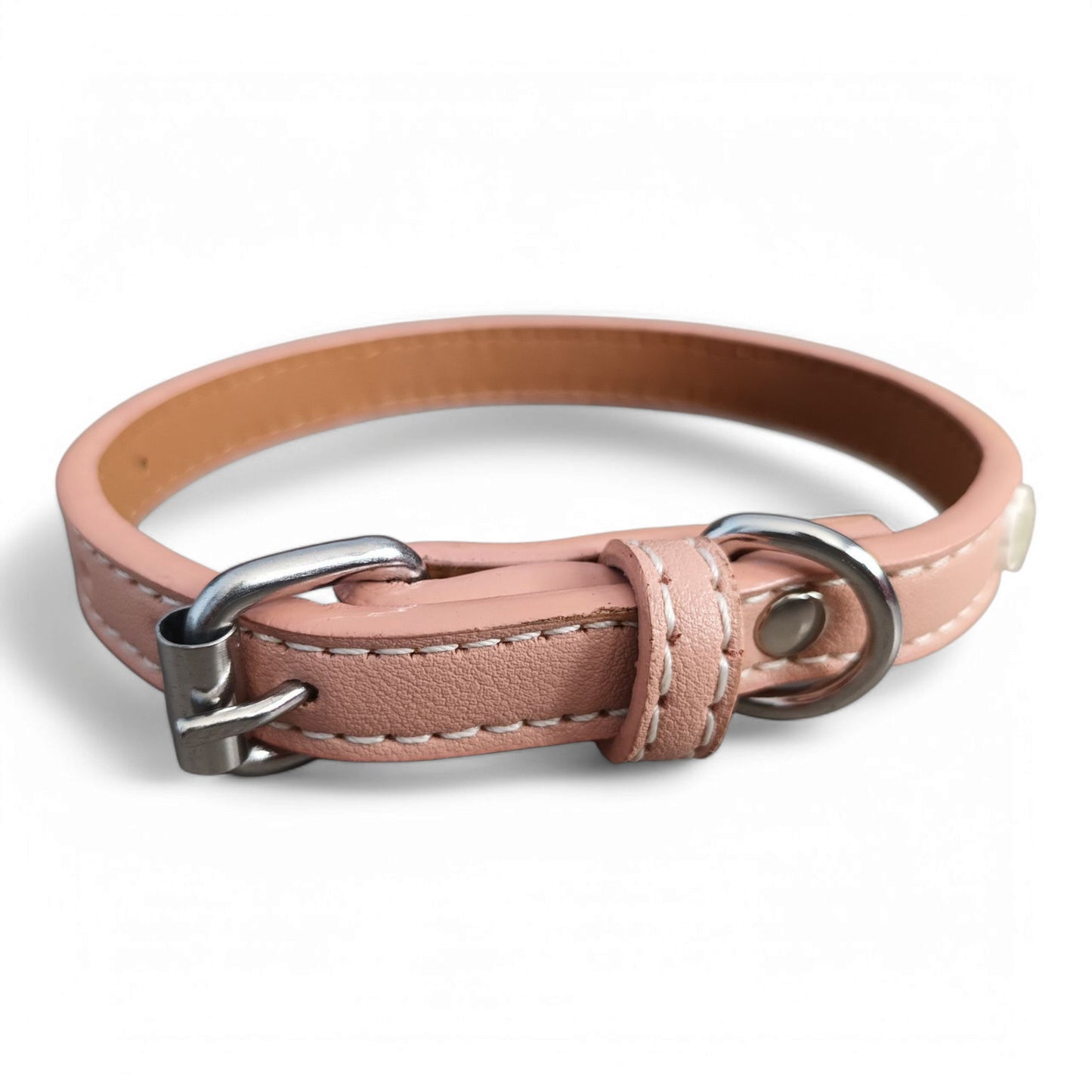 Collar ecocuero flúor