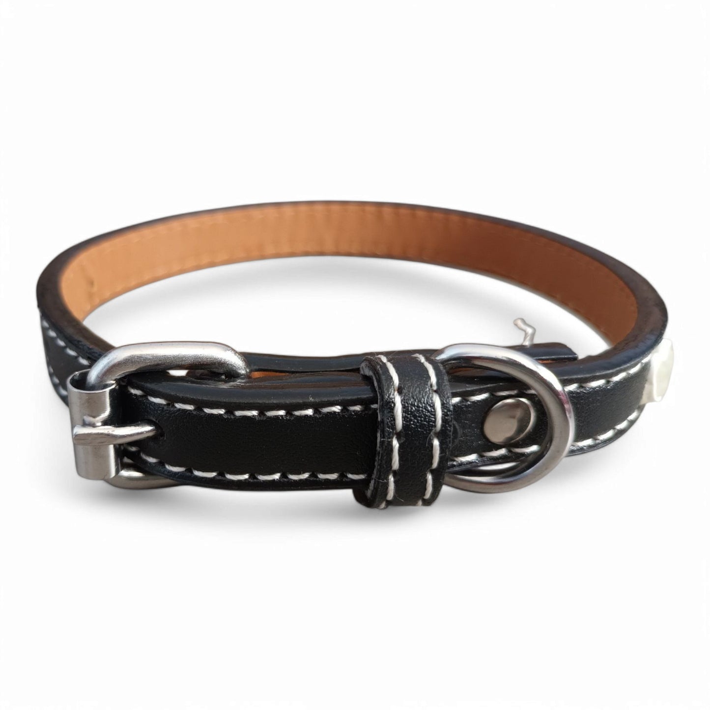 Collar ecocuero flúor