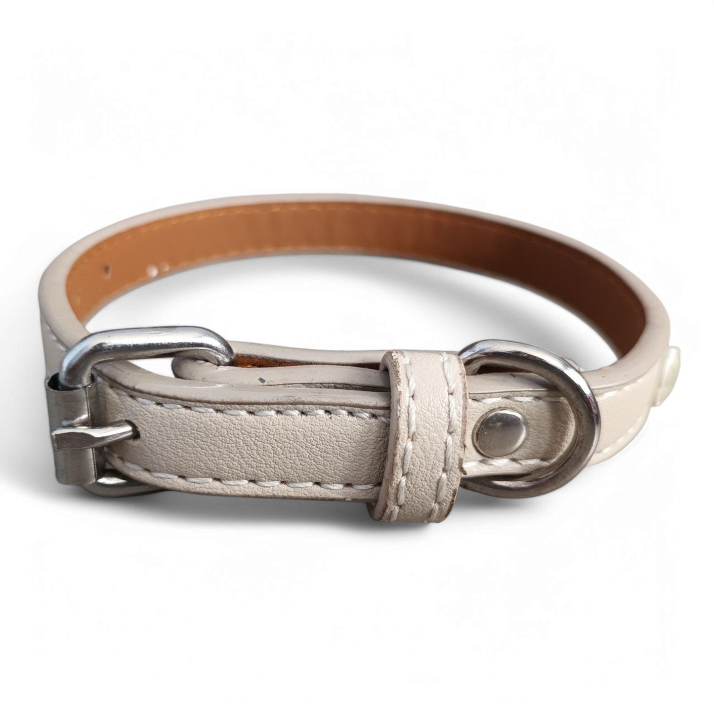 Collar ecocuero flúor