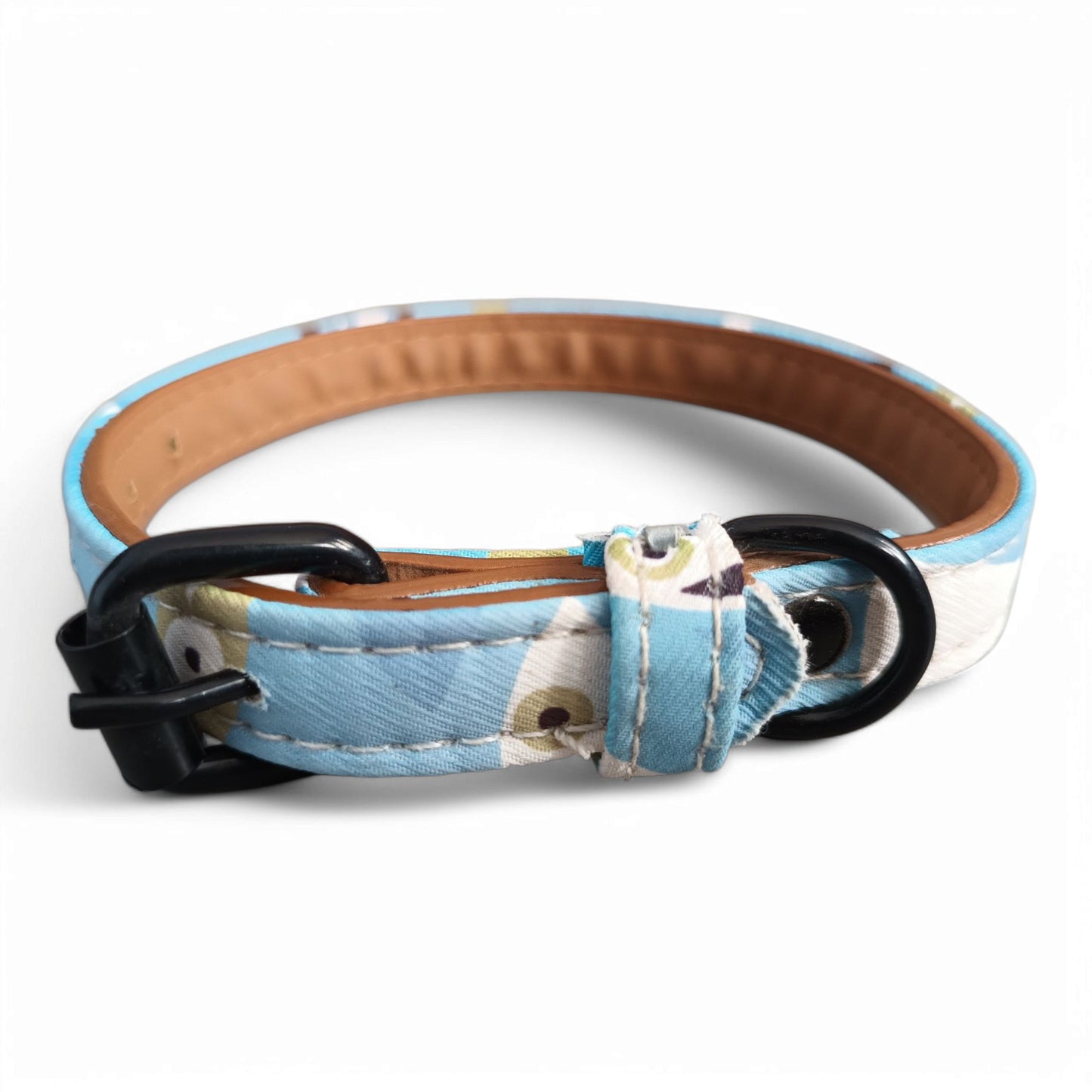 Collar eco cuero con diseños