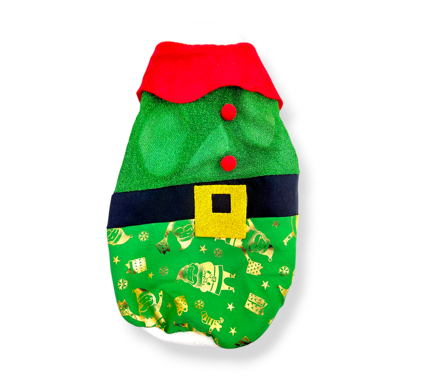 Traje navideño de duende macho