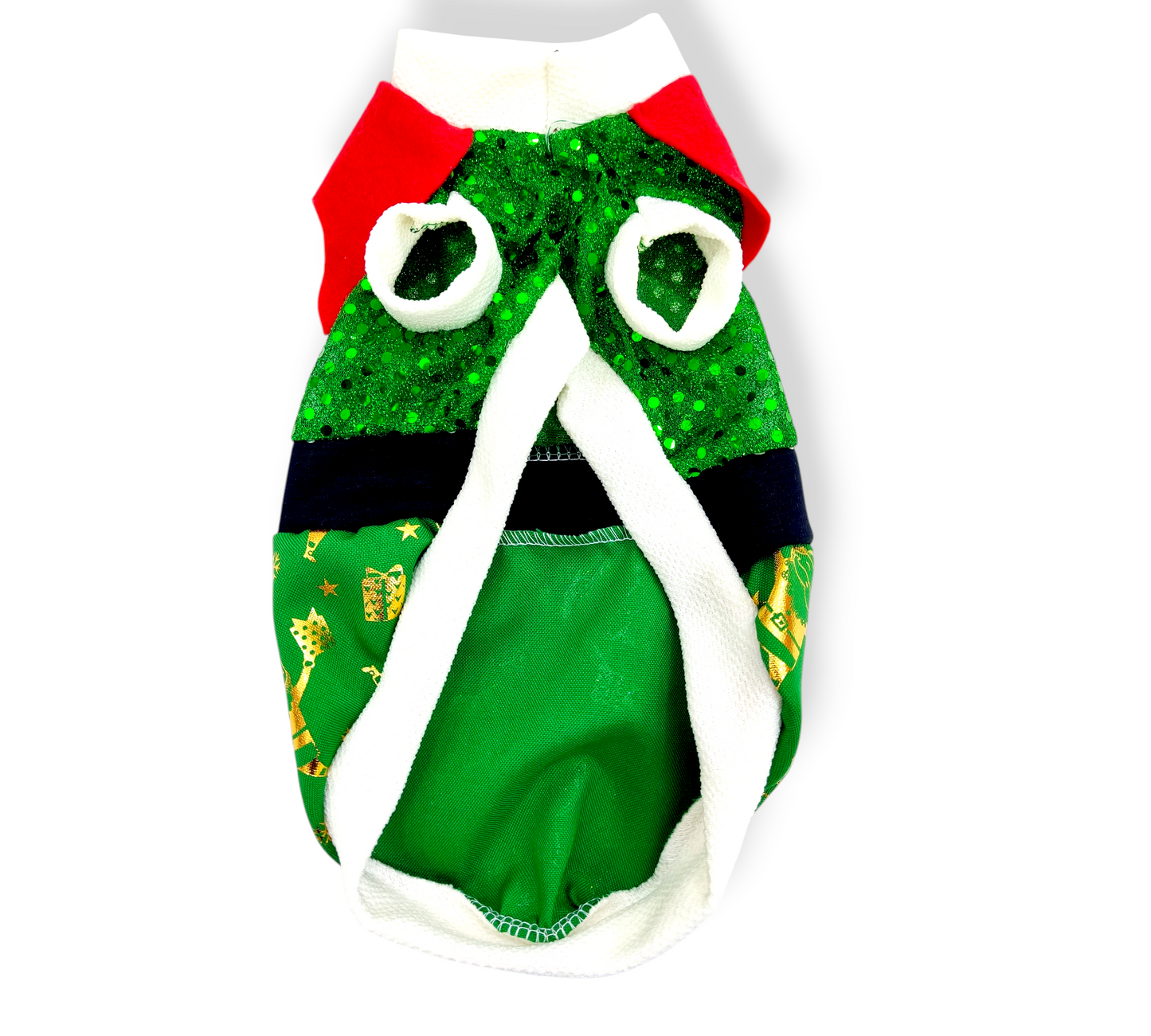 Traje navideño de duende macho