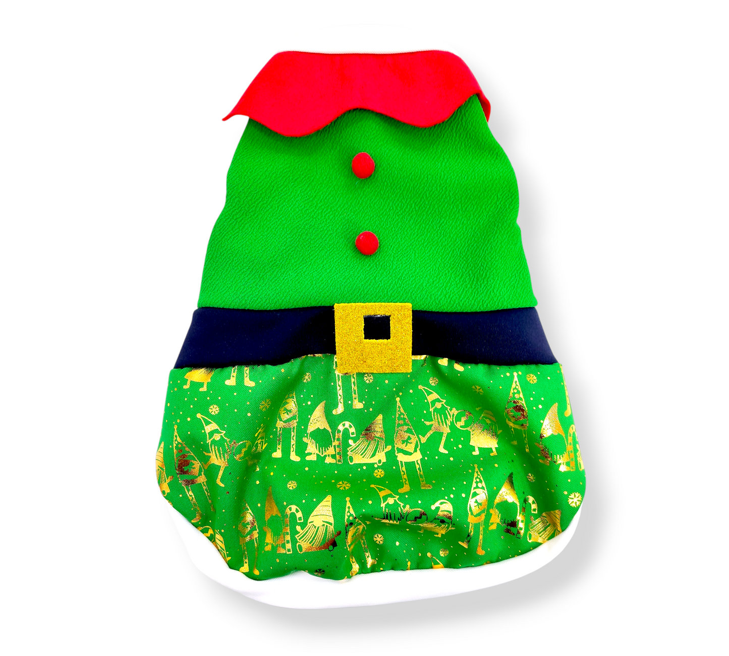 Traje navideño de duende macho