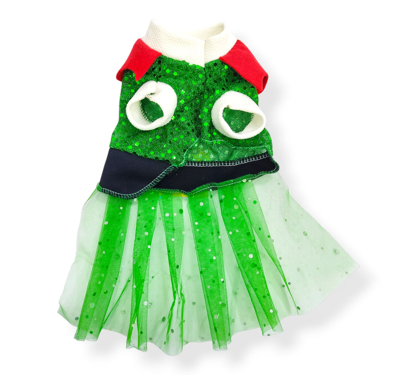 Traje navideño de duende hembra