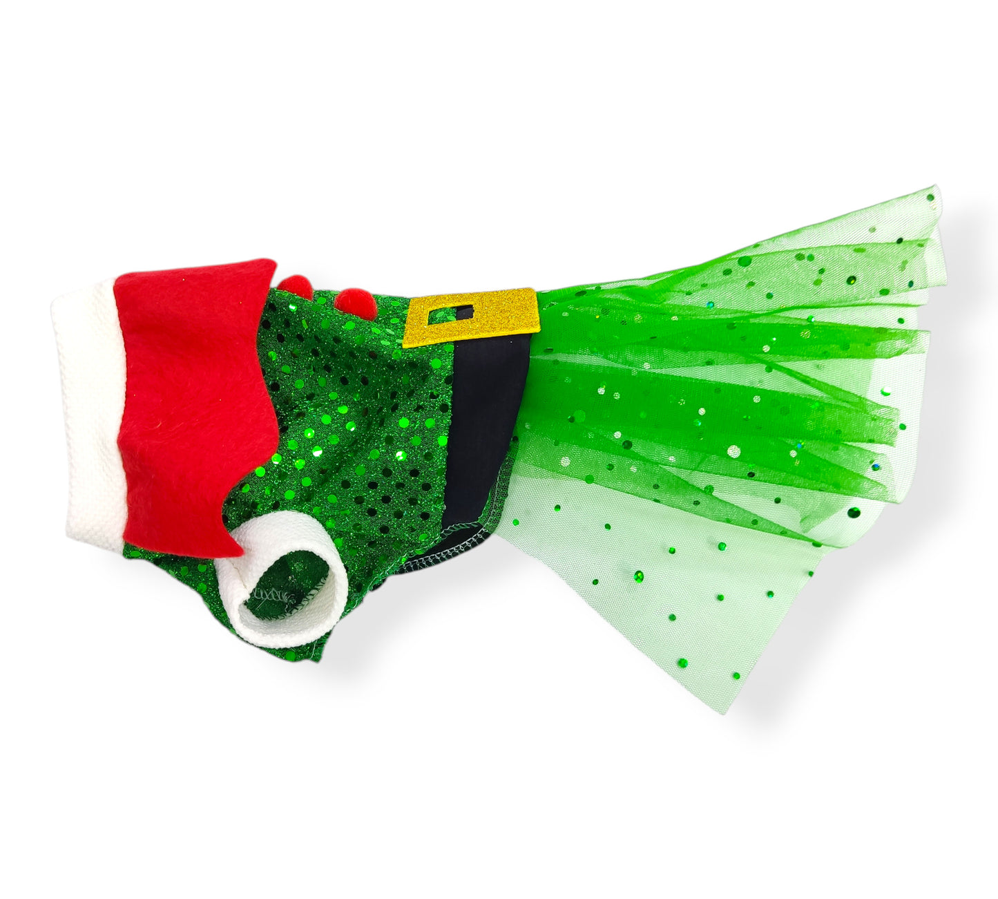 Traje navideño de duende hembra