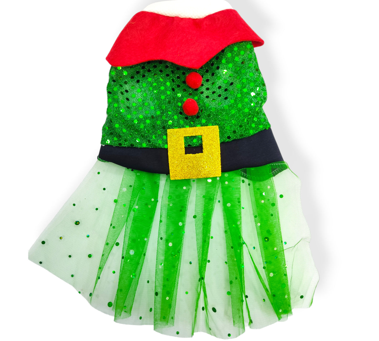 Traje navideño de duende hembra