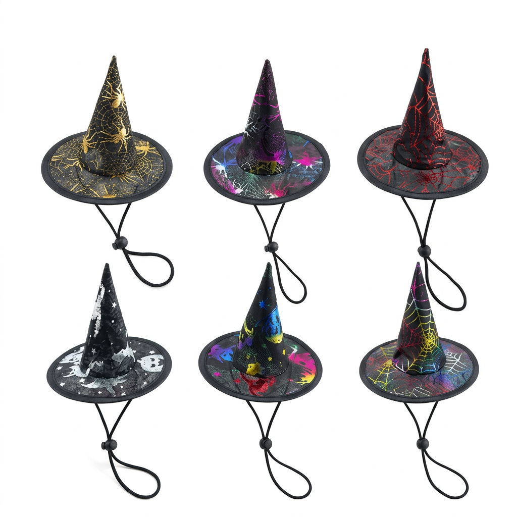 Sombreros de bruja para mascotas